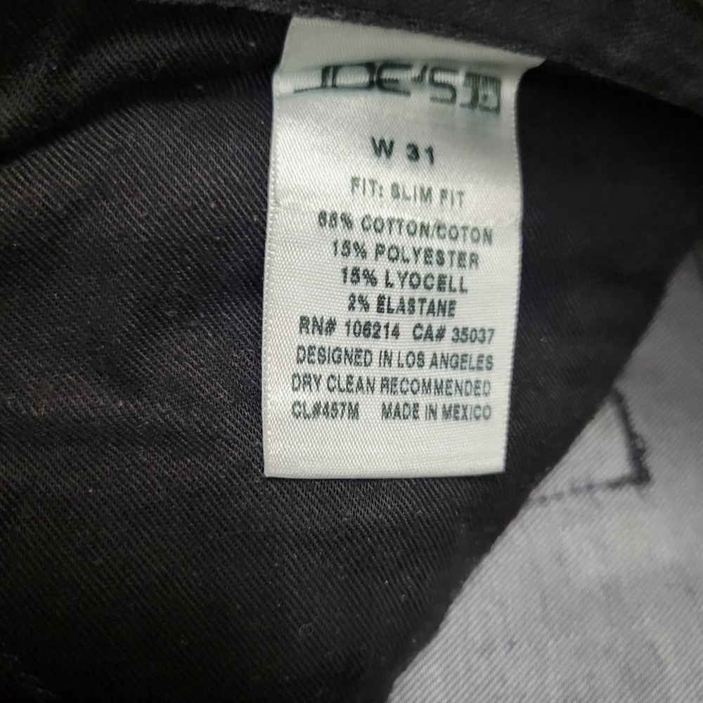 Joe's Jeans Slim Fit Grey 31/35 Men Stretch Extra Long Inseam Excellent Cond. - Picture 8 of 8